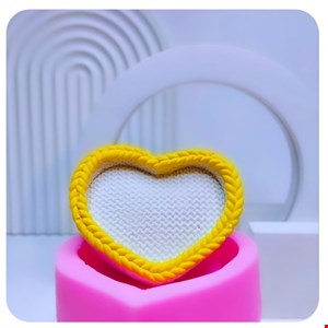 قالب سیلیکونی قلب حصیری